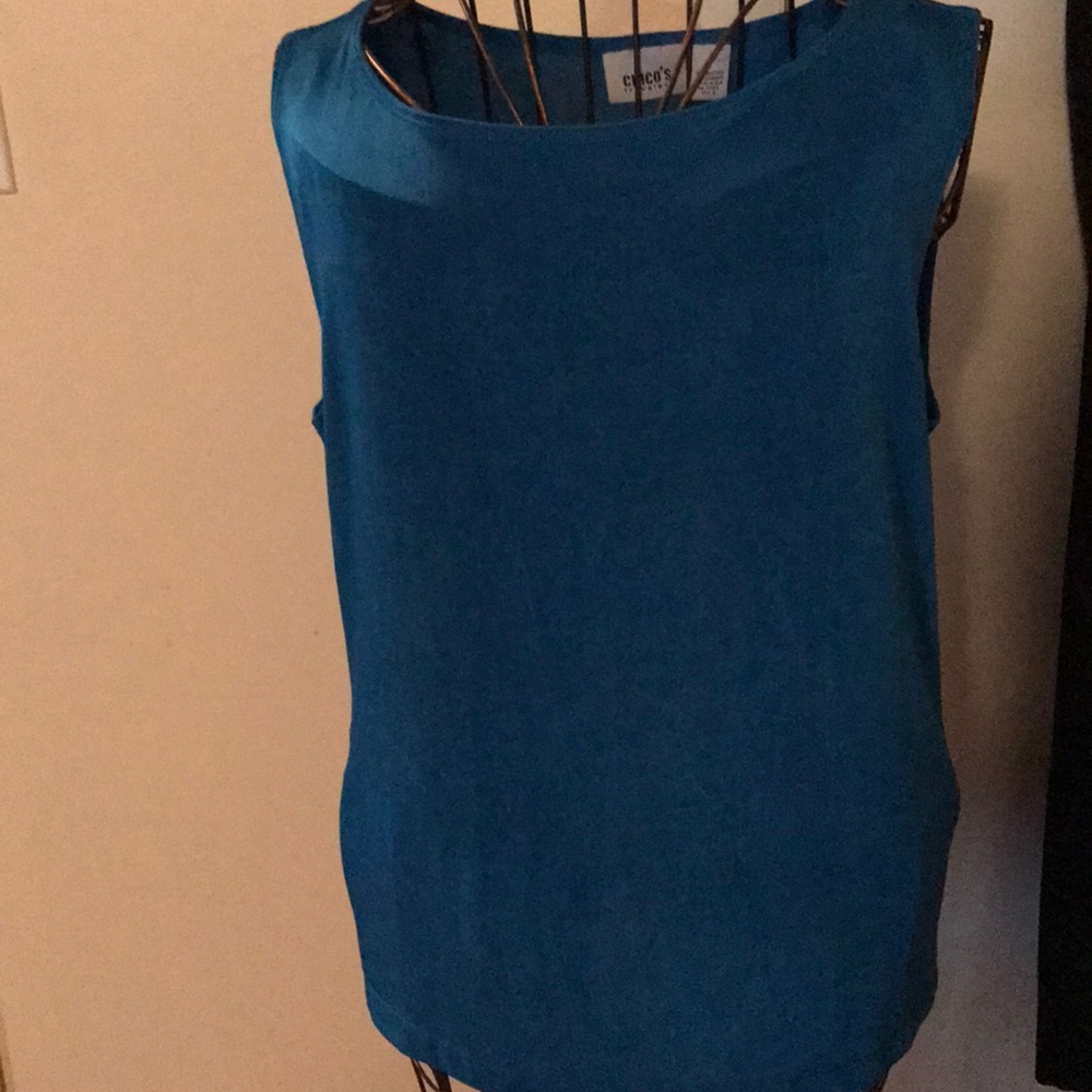 Chico’s travers tank top NWT ocean sz 3 XL